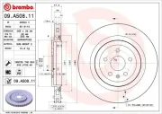 Bremsscheibe Hinterachse BREMBO 09.A508.11