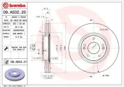 Bremsscheibe BREMBO 09.A532.21