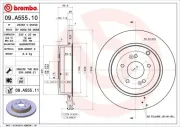 Bremsscheibe Hinterachse BREMBO 09.A555.11