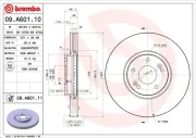 Bremsscheibe Vorderachse BREMBO 09.A601.11