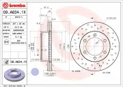 Bremsscheibe BREMBO 09.A634.1X