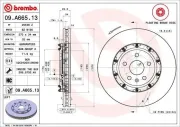 Bremsscheibe Vorderachse Vorderachse links BREMBO 09.A665.13