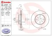 Bremsscheibe BREMBO 09.A707.11