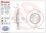 Bremsscheibe BREMBO 09.A727.21