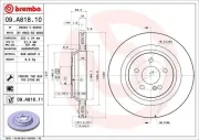 Bremsscheibe BREMBO 09.A818.11