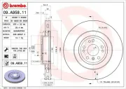 Bremsscheibe Vorderachse BREMBO 09.A958.11