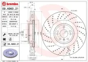 Bremsscheibe Vorderachse BREMBO 09.A960.21