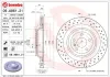 Bremsscheibe Hinterachse BREMBO 09.A961.21