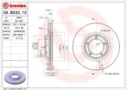 Bremsscheibe BREMBO 09.B030.10