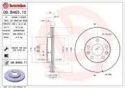 Bremsscheibe BREMBO 09.B463.11