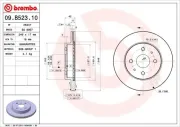 Bremsscheibe BREMBO 09.B523.10