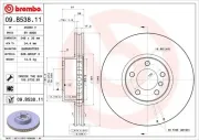 Bremsscheibe Vorderachse BREMBO 09.B538.11