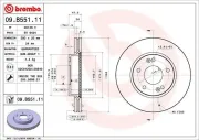 Bremsscheibe BREMBO 09.B551.11