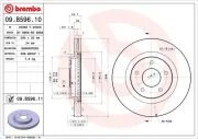 Bremsscheibe BREMBO 09.B596.11