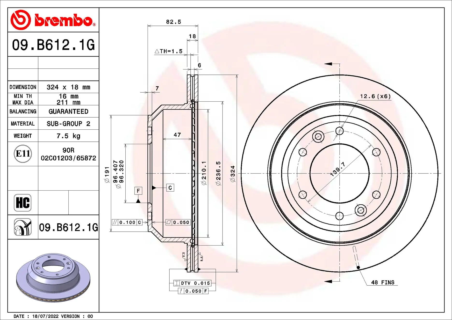 Bremsensatz, Scheibenbremse Hinterachse BREMBO KT 10 020