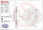 Bremsscheibe BREMBO 09.B743.51