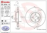 Bremsscheibe Vorderachse BREMBO 09.B754.11