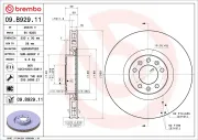Bremsscheibe Vorderachse BREMBO 09.B929.11