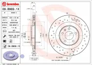 Bremsscheibe BREMBO 09.B969.1X
