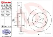 Bremsscheibe BREMBO 09.C178.11