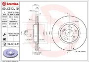 Bremsscheibe BREMBO 09.C313.11