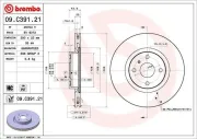 Bremsscheibe BREMBO 09.C391.21