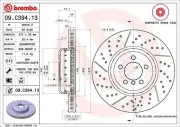 Bremsscheibe Vorderachse BREMBO 09.C394.13