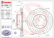 Bremsscheibe BREMBO 09.C500.1X