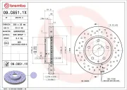 Bremsscheibe BREMBO 09.C651.1X