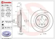 Bremsscheibe BREMBO 09.C743.11