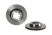 Bremsscheibe Hinterachse BREMBO 09.C883.11