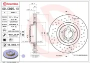 Bremsscheibe Vorderachse BREMBO 09.C895.1X