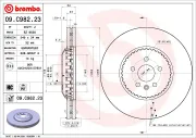 Bremsscheibe Vorderachse BREMBO 09.C982.23
