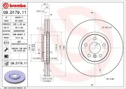 Bremsscheibe BREMBO 09.D179.11