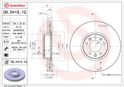 Bremsensatz, Scheibenbremse Vorderachse BREMBO KT 10 049