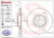 Bremsscheibe BREMBO 09.D423.11