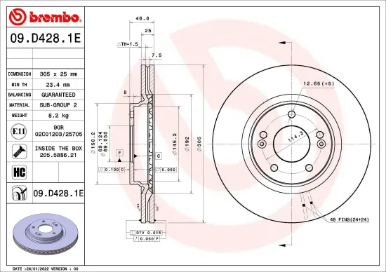 Bremsensatz, Scheibenbremse BREMBO KT 08 014 Bild Bremsensatz, Scheibenbremse BREMBO KT 08 014