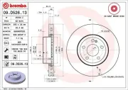 Bremsscheibe BREMBO 09.D526.13