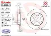 Bremsscheibe BREMBO 09.D533.13