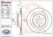 Bremsscheibe BREMBO 09.D690.11