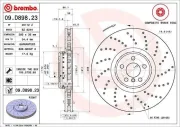 Bremsscheibe Vorderachse Vorderachse rechts BREMBO 09.D898.23