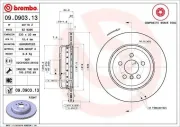 Bremsscheibe BREMBO 09.D903.13