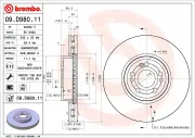 Bremsscheibe BREMBO 09.D980.11