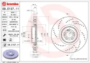 Bremsscheibe BREMBO 09.E137.11