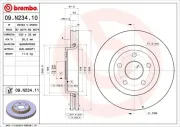 Bremsscheibe BREMBO 09.N234.11