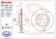 Bremsscheibe Vorderachse BREMBO 09.N264.11