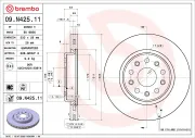 Bremsscheibe Vorderachse BREMBO 09.N425.11