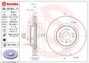 Bremsscheibe BREMBO 09.R104.11