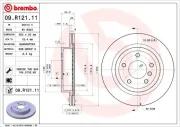 Bremsscheibe BREMBO 09.R121.11