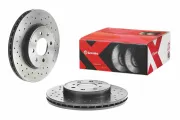 Bremsscheibe Vorderachse BREMBO 09.5509.1X
